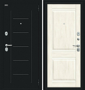 Товар Дверь Браво Некст Kale Букле черное/Nordic Oak DIS006731